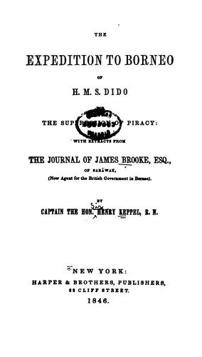 Cover for The expedition to Borneo of H.M.S. Dido for the suppression of piracy