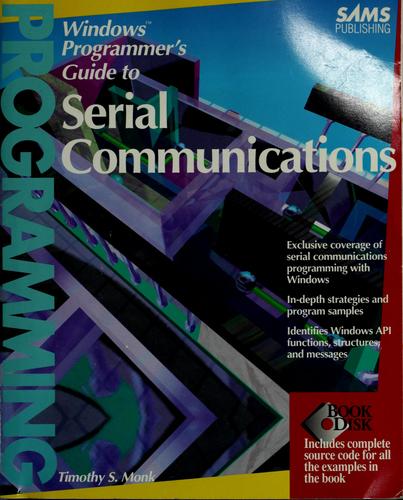 Cover for Windows programmer's guide to serial communications