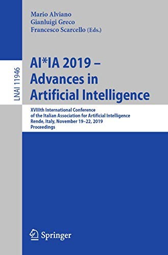 Cover for AI*IA 2019 – Advances in Artificial Intelligence
