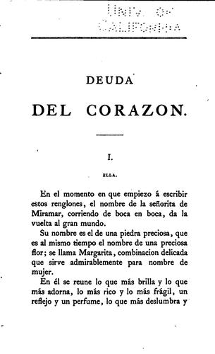 Cover for Deuda del corazon: Novela original