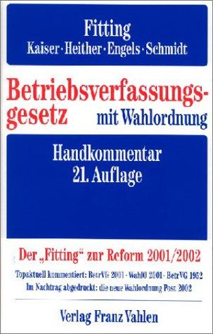 Cover for Betriebsverfassungsgesetz