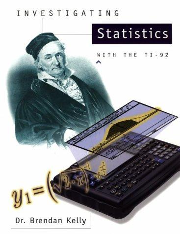 Cover for Investigating Statistics with the TI-92