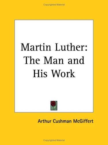 Cover for Martin Luther