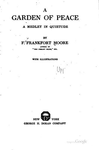 Cover for A Garden of Peace: A Medley in Quietude