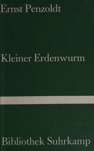 Cover for Kleiner Erdenwurm