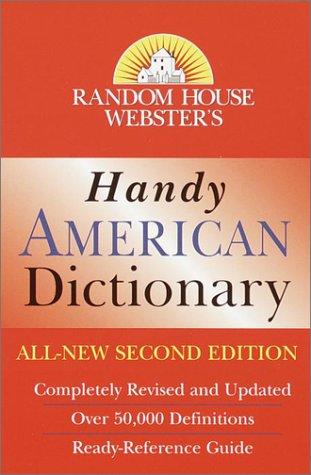Cover for Random House Webster's Handy American Dictionary, Second Edition
