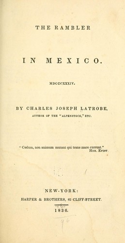 Cover for The rambler in Mexico
