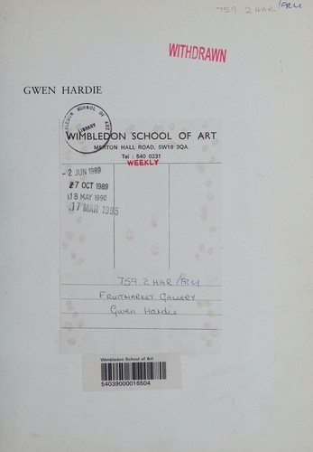 Cover for Gwen Hardie