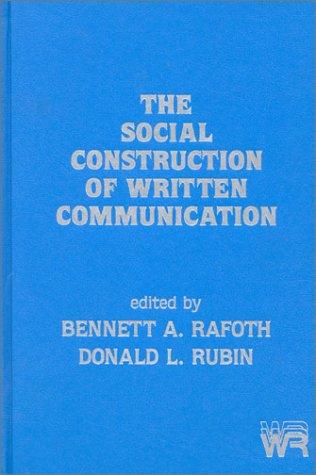 Cover for The Social Construction of Written Communication