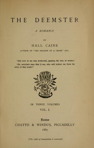 Cover for The deemster
