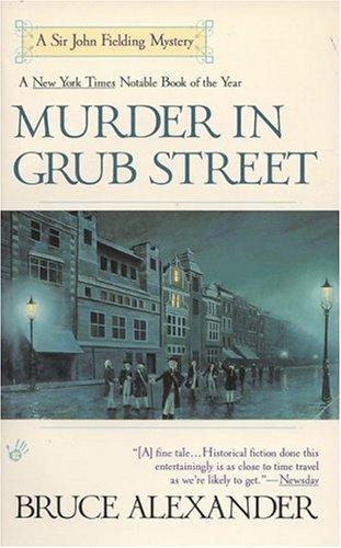 Cover for Murder in Grub Street (Sir John Fielding)
