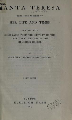 Cover for Santa Teresa