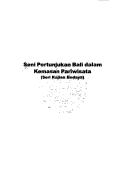 Cover for Seni pertunjukan Bali dalam kemasan pariwisata