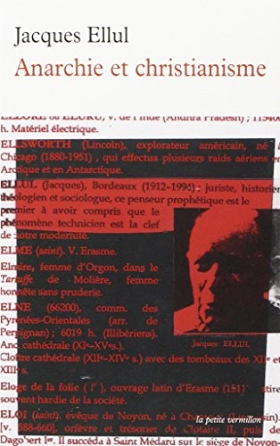 Cover for Anarchie et christianisme
