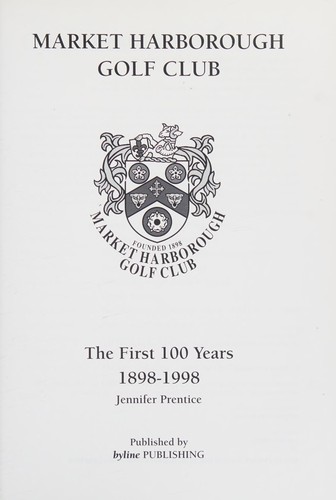 Cover for Market Harborough Golf Club