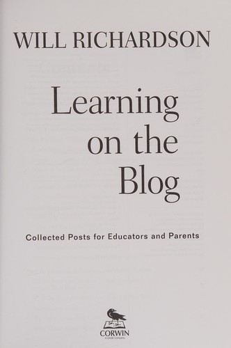 Cover for Learning on the blog
