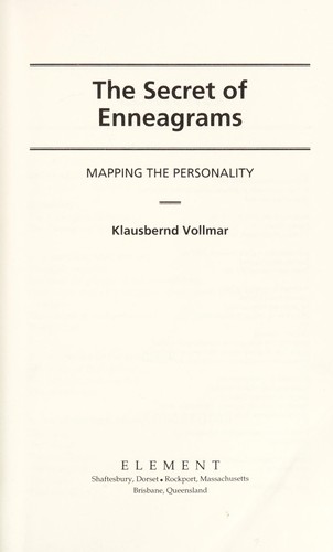 Cover for The secret of enneagrams
