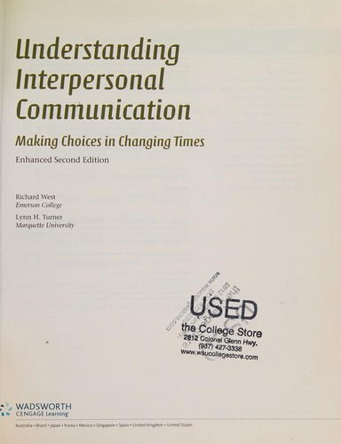 Cover for Understanding Interpersonal Communication
