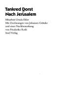 Cover for Nach Jerusalem