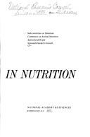Cover for Selenium in Nutrition