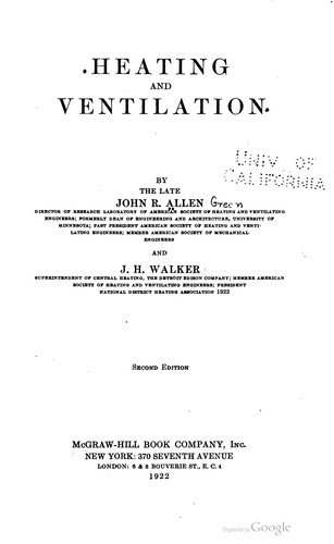 Cover for Heating and ventilation