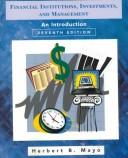 Cover for Financial institutions, investments, and management