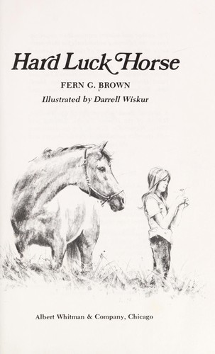 Cover for Hard luck horse