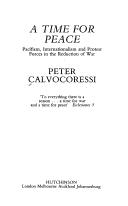Cover for A time for peace
