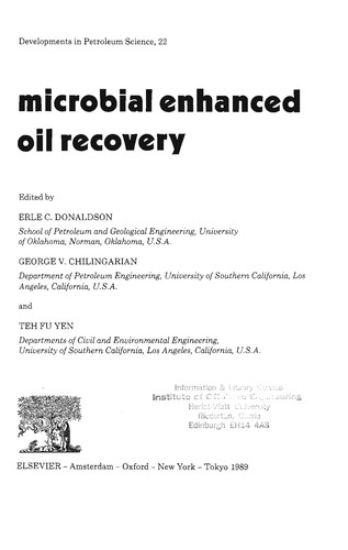 Cover for Microbial enhanced oil recovery