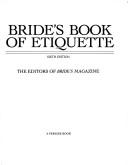 Cover for Bride's book of etiquette
