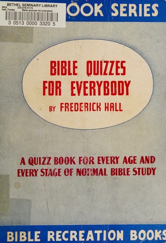 Cover for Bible Quizzes for Everybody