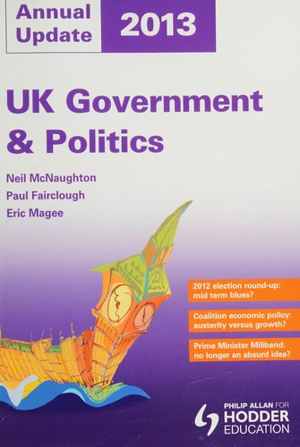 Cover for UK Government and Politics Annual Update 2013