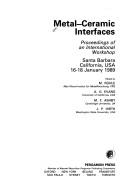 Cover for Metal-ceramic interfaces