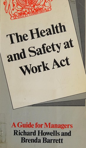 Cover for Health & Safety at Work ACT
