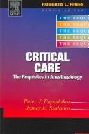 Cover for Critical Care