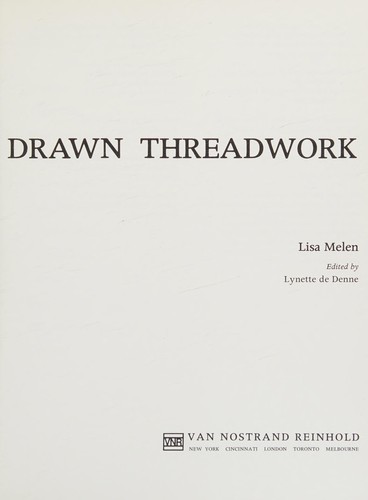 Cover for Drawn threadwork