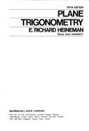 Cover for Plane trigonometry