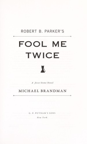 Cover for Robert B. Parker's Fool me twice