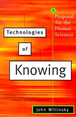 Cover for Technologies of Knowing