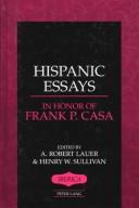 Cover for Hispanic essays in honor of Frank P. Casa