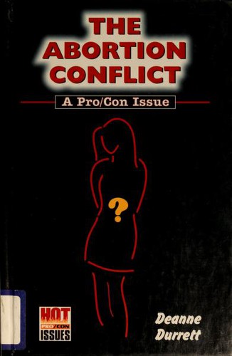 Cover for The abortion conflict
