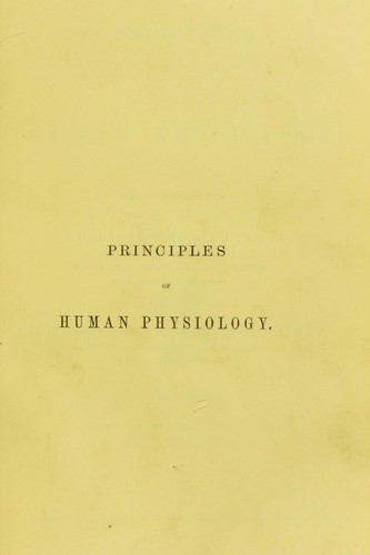Cover for Principles of human physiology