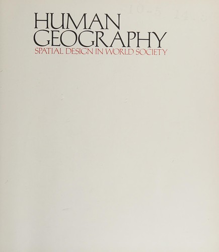 Cover for Human geography: spatial design in world society