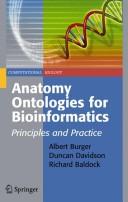 Cover for Anatomy ontologies for bioinformatics