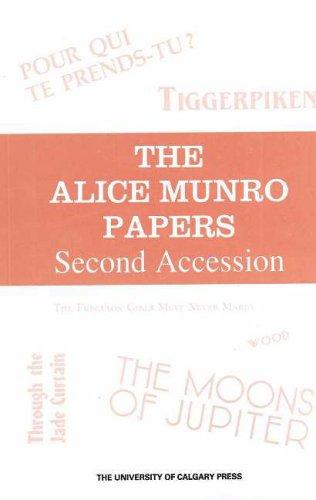 Cover for The Alice Munro Papers Second Accession