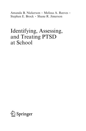 Cover for Identifying, assessing, and treating PTSD at school