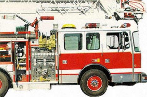 Cover for Fire Engine (Funfax Vehicle Shaped Board Books)