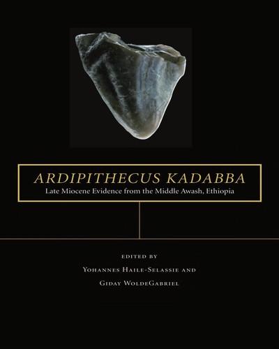 Cover for Ardipithecus kadabba