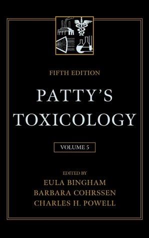 Cover for Patty's Toxicology, Organic Halogenated Hydrocarbons/Aliphatic Carboxylic Acids/Ethers/Aldehydes (Patty's Toxicology)