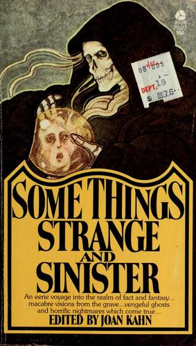 Cover for Some things strange and sinister